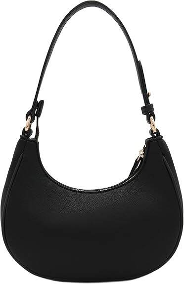 FashionPuzzle Small Crescent Shoulder Bag Underarm Purse