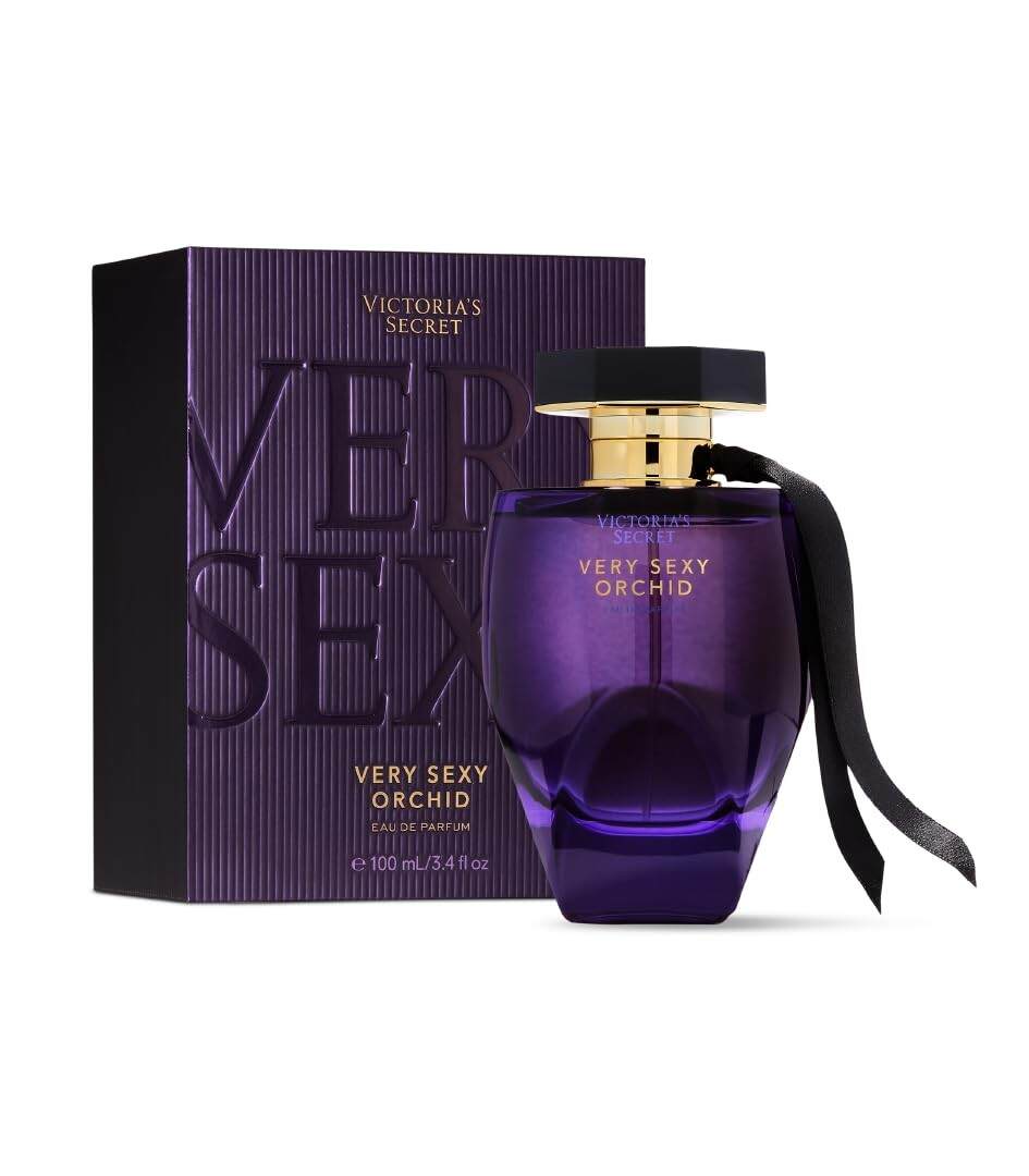 Victoria's Secret Very Sexy Orchid Eau de Parfum, Notes of Blackcurrant, Orris Woods & Sheer Patchouli, Perfumes for Women (3.4 oz)