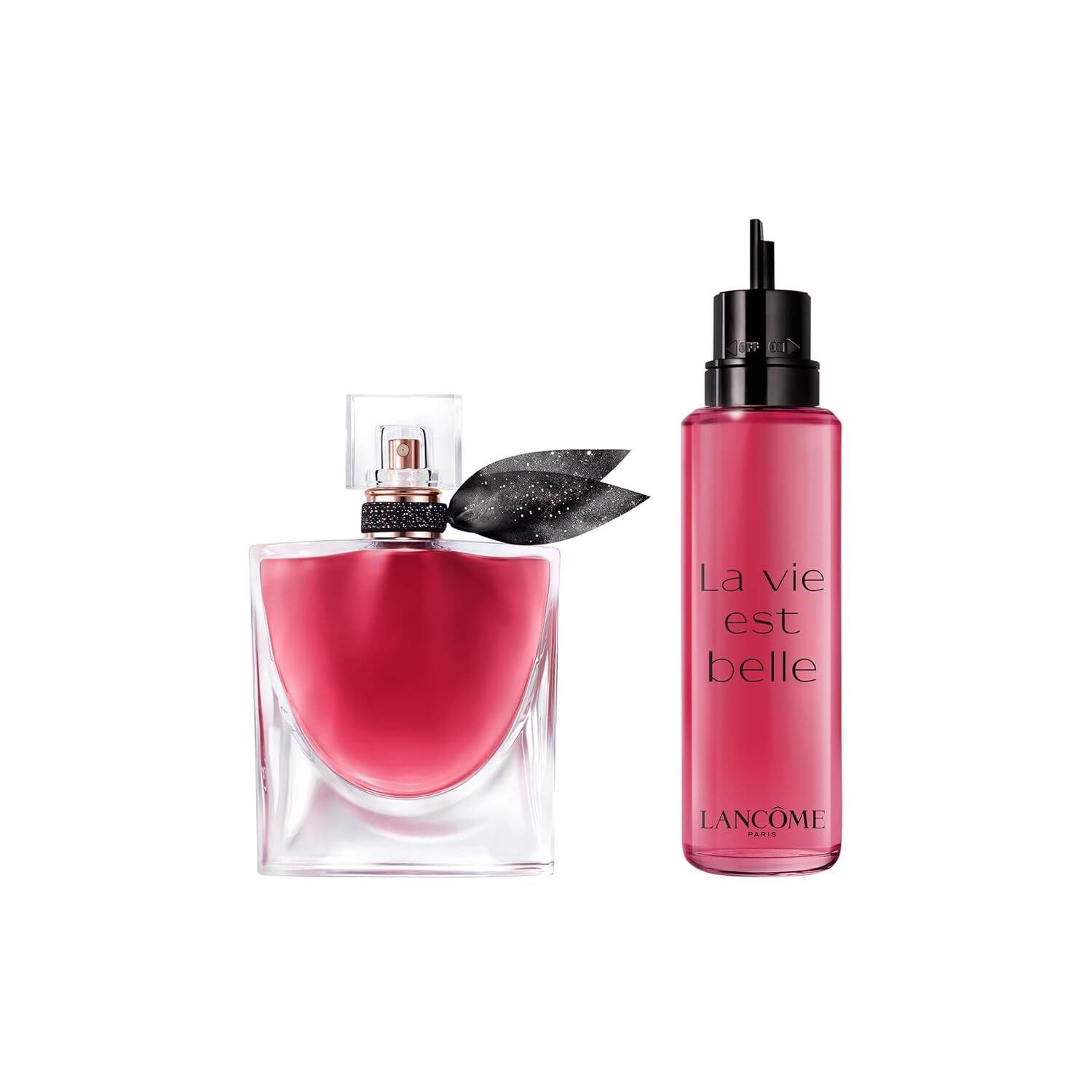 Lancôme La Vie Est Belle L'Elixir Eau de Parfum Refillable Duo - Raspberry, Violet & Cocoa Butter - Floral Women's Perfume Including 1.7 Fl Oz & Refill 3.4 Fl Oz