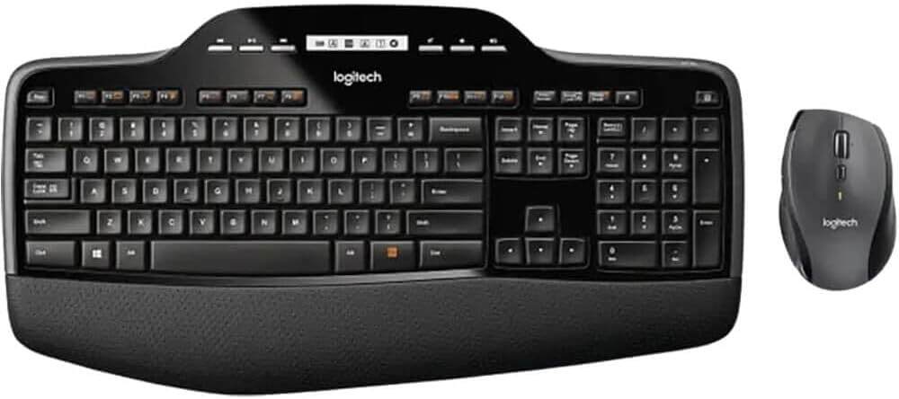 Logitech 920002416 MK710 Wireless Desktop Set, Keyboard/Mouse, USB, Black (LOG920002416)
